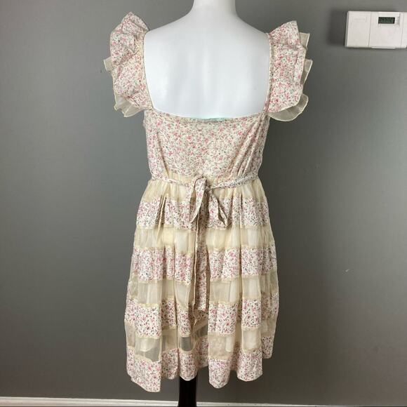 To Love Kuvaa Dress milkmaid fairy prairie apron small / extra small nap - Picture 7 of 14